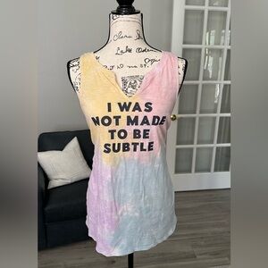 TORRID you’re I was not made to be subtle tank top T-shirt 

TORRID Size 00